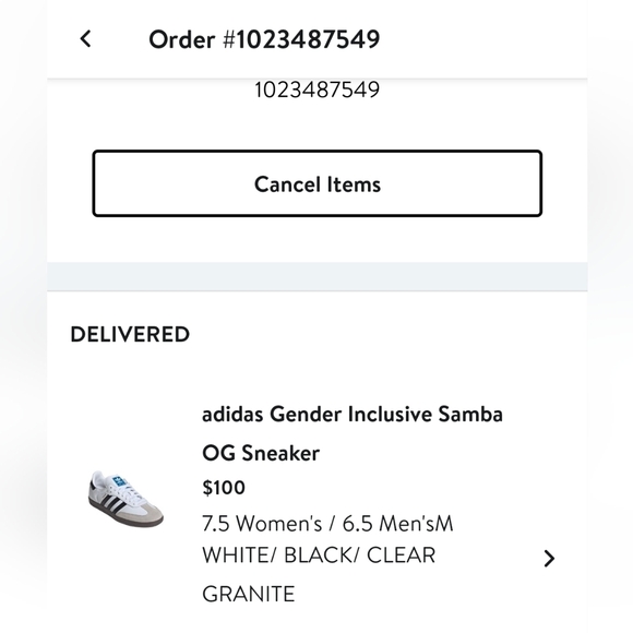 Adidas Samba White and Black Clear Granite - Picture 8 of 8